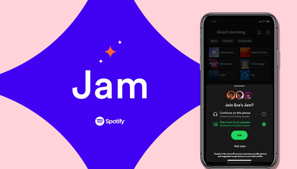 Spotify introduces Jam, a real-time playlist to listen