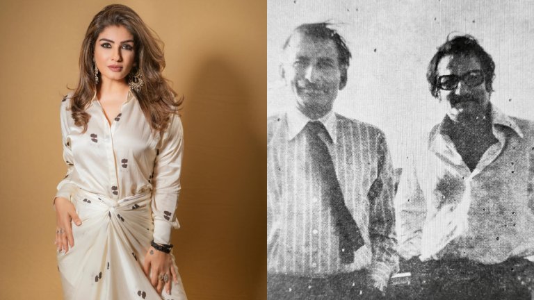 Raveena Tandon shares a throwback picture of her father Ravi Tandon with Sam Manekshaw