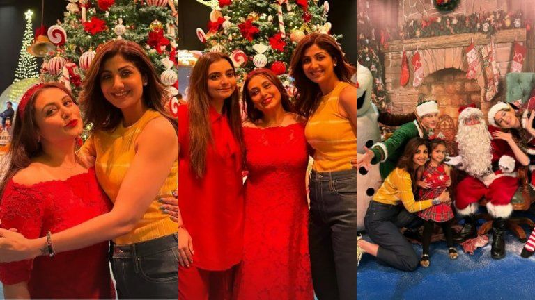 Shilpa Shetty gives glimpses of Rani Mukerji’s daughter Adira’s Christmas-themed birthday party