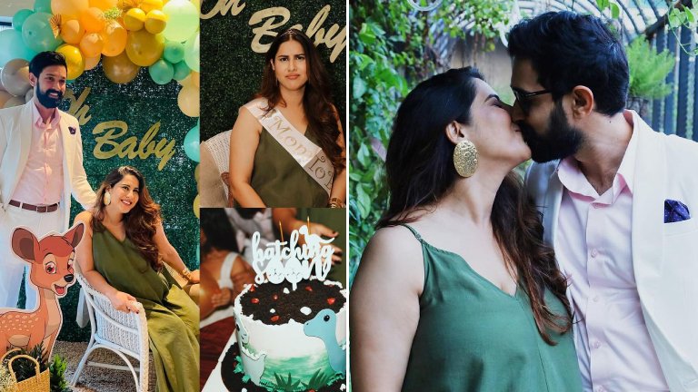 Vikrant Massey and wife Sheetal Thakur’s Jungle-themed baby shower looks too cute