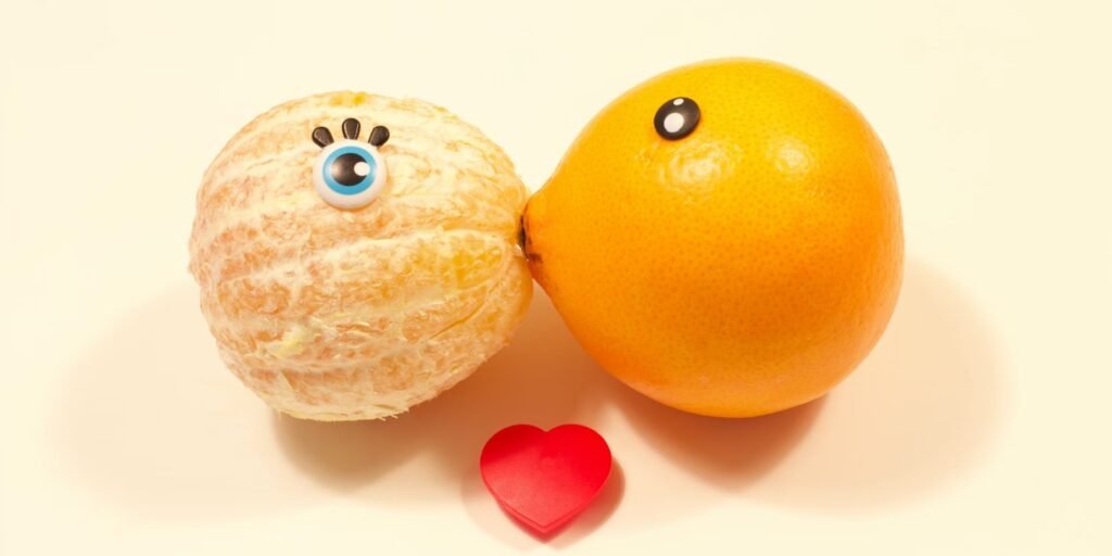 What is the orange peel idea, and is real love certified by it?