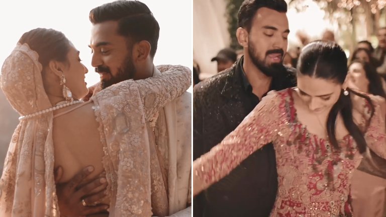 Athiya Shetty and KL Rahul celebrate first anniversary with a cute unseen wedding video