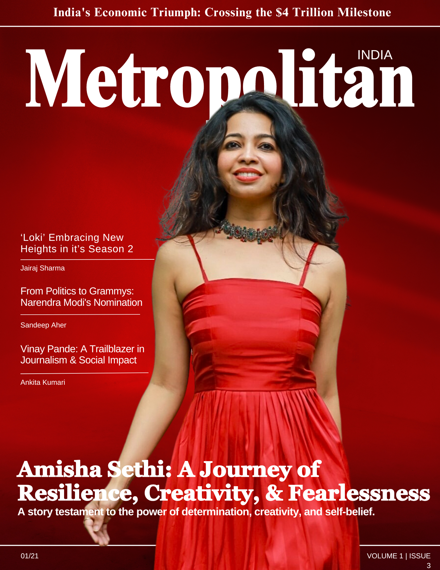 The Metropolitan – Vol 1 – Issue 3 digital magazine cover