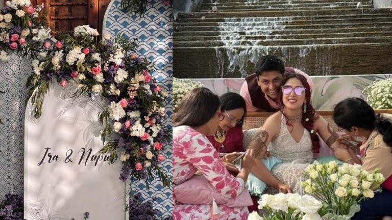 Ira Khan and Nupur Shikhare radiate joy in first picture from their mehendi ceremony in Udaipur