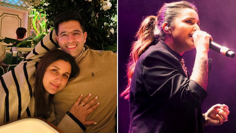 Raghav Chadha cheers for wife Parineeti Chopra for her first live singing performance