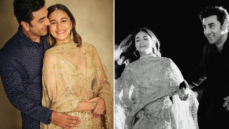 Alia Bhatt and Ranbir Kapoor cast romance as they dance to Kesariya song at Anant Ambani and Radhika Merchant’s pre-wedding bash