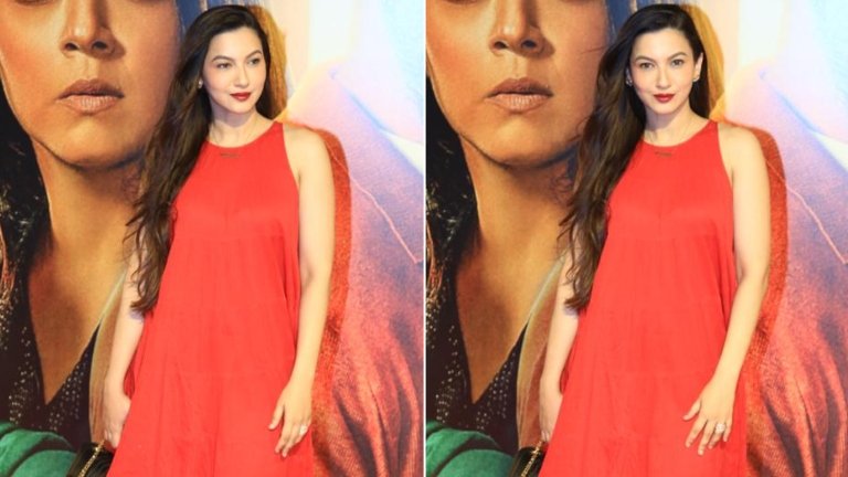 Gauahar Khan scolds paparazzi at Shaitaan premiere