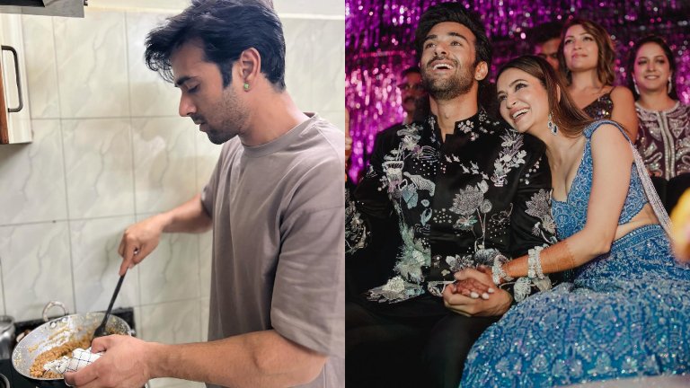 Kriti Kharbanda calls husband Pulkit Samrat ‘Green Flag’ as he makes ‘pehli rasoi’ for her family