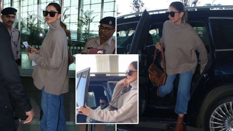 Ranveer Singh is the cutest as he drops off pregnant Deepika Padukone at the airport- WATCH