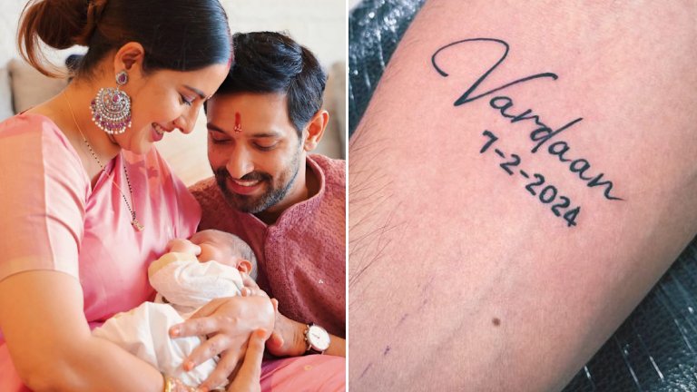 Vikrant Massey inks his son Vardaan’s name on his arm; shares a pic of his tattoo