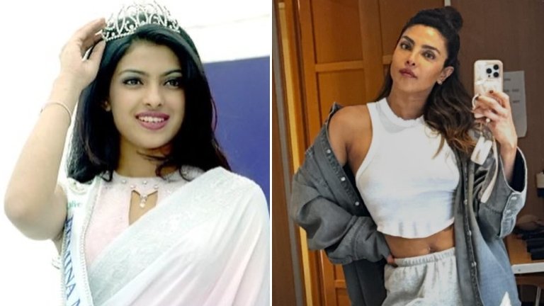 Priyanka Chopra recalls 17-year-old self being a queen in heavy sari and newly acquired crown held with 2 bobby pins