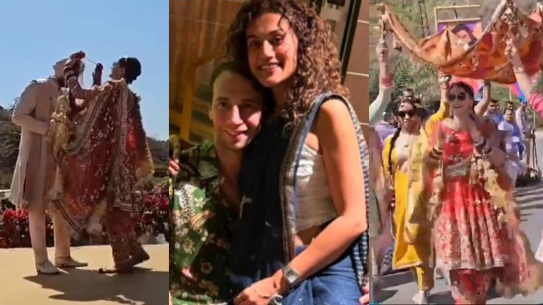 Taapsee Pannu-Mathias Boe’s wedding video leaked? Watch