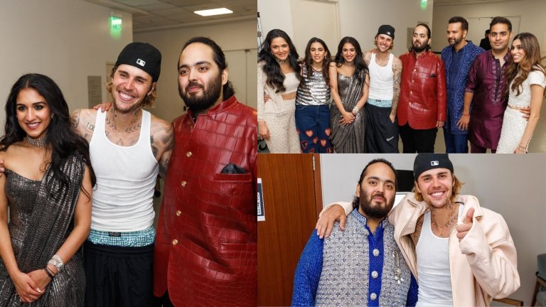Justin Bieber shares pics with Anant Ambani & Radhika Merchant from their sangeet celebration