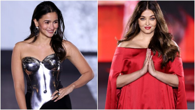 Alia Bhatt aces the metal glam look; Aishwarya Rai Bachchan’s style game falters at Paris Fashion Week 2024