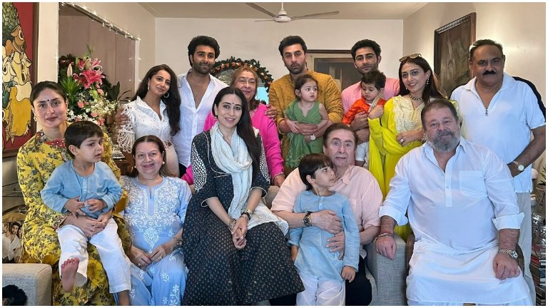 Karisma Kapoor drops family photos from Ganesh Chaturthi celebration but Ranbir Kapoor’s moment with daughter Raha steals the attention