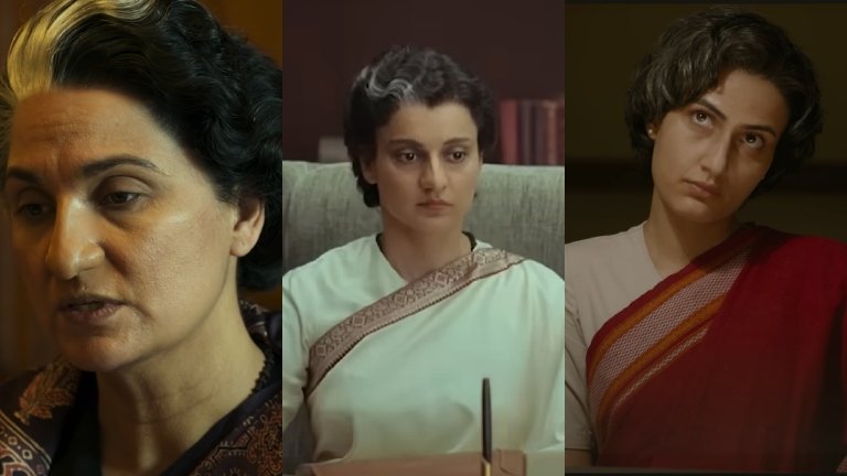 Actresses who played Indira Gandhi during her reign & emergency