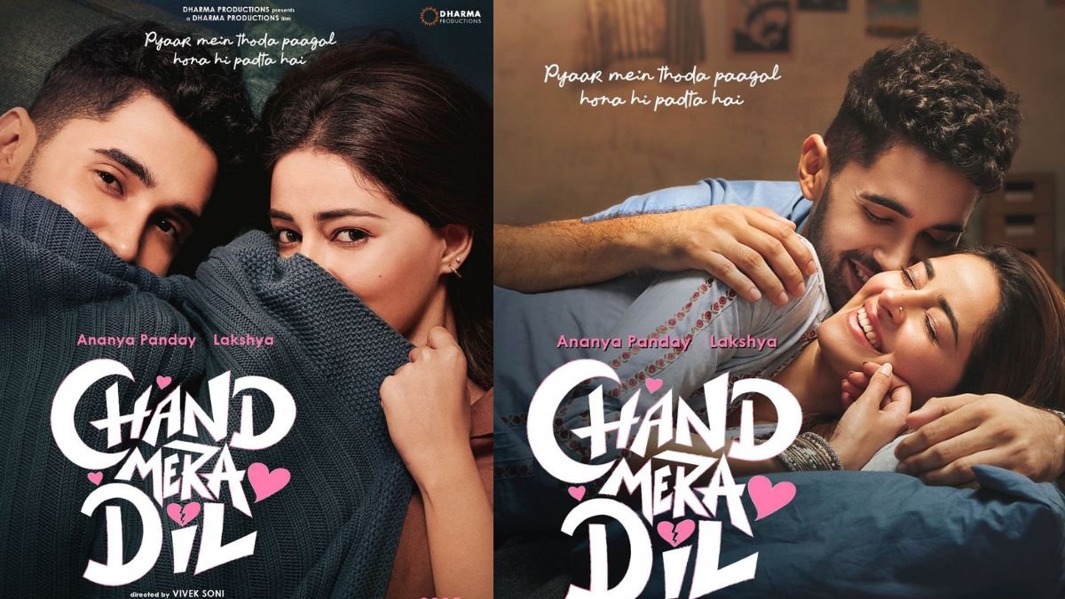 karan johar shares posters of ananya, lakshya’s chand mera dil