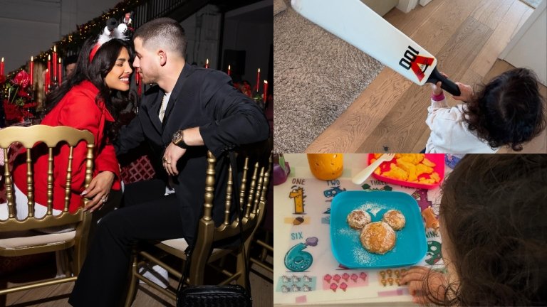 Priyanka Chopra & Nick Jonas celebrate Christmas with daughter