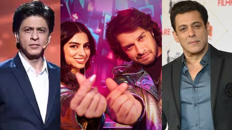Shah Rukh Khan & Salman Khan react to Junaid Khan-Khushi Kapoor’s new song