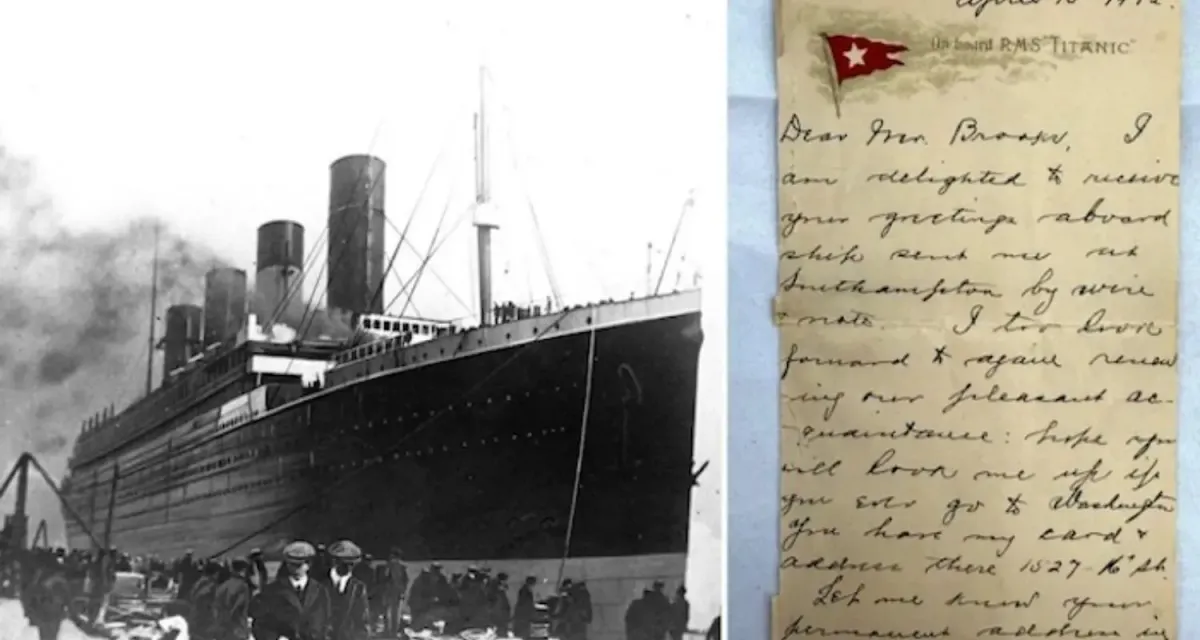 Titanic survivor’s letter sells for ₹3,00,00,000 at auction in UK