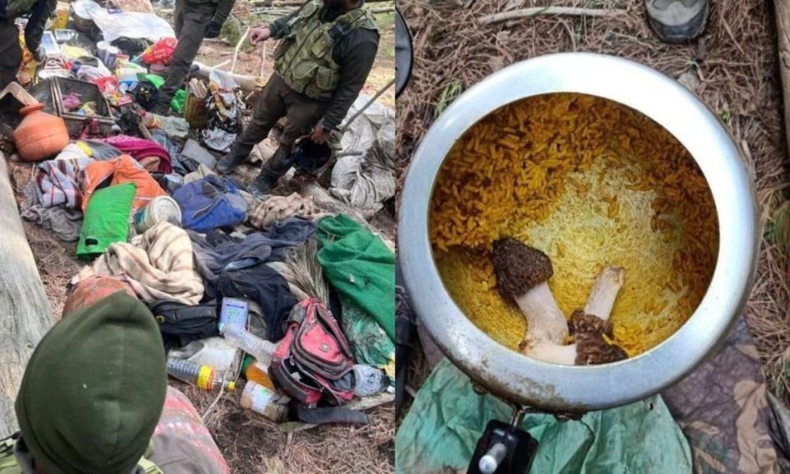 Chicken biryani, bedding, clothes found as Indian Army busts terrorist hideout in J&K