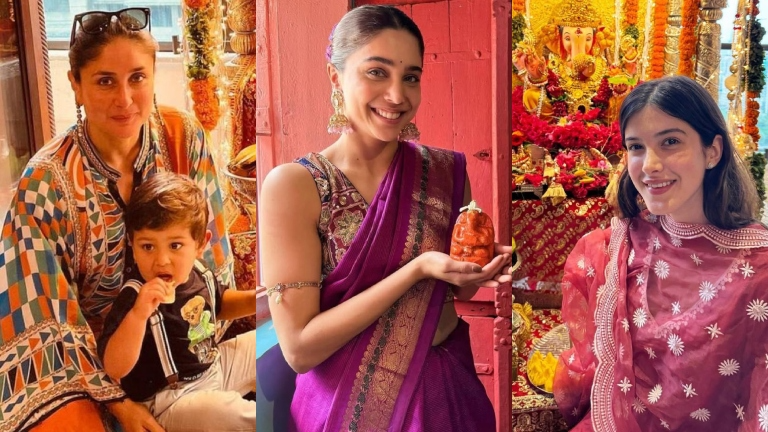 Ganesh Chaturthi 2025 Special: Throwback To Bollywood Divas Celebrating Bappa In Style