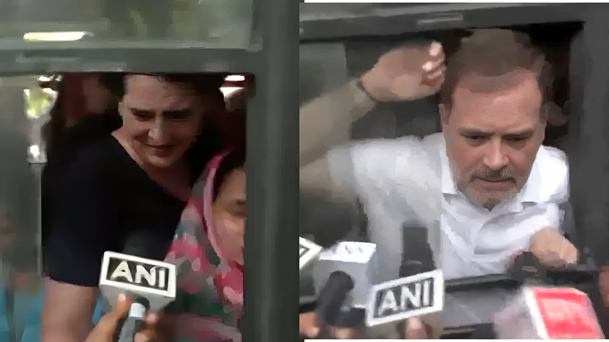 Rahul Gandhi, Priyanka Gandhi detained during protest over alleged EC–BJP collusion