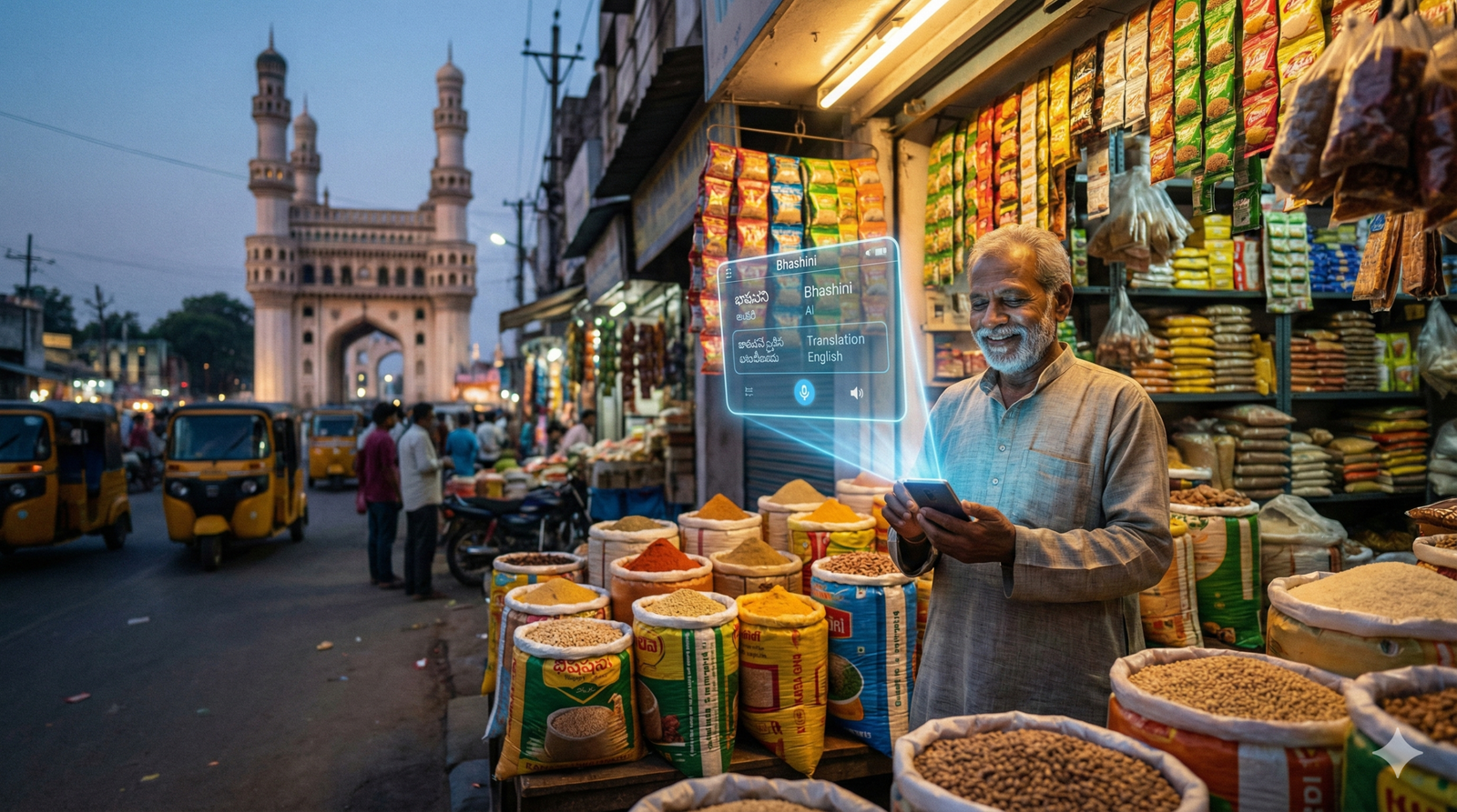 Hyper-Local AI: How “Bhashini” is Enabling Kirana Stores in Hyderabad to Go Global